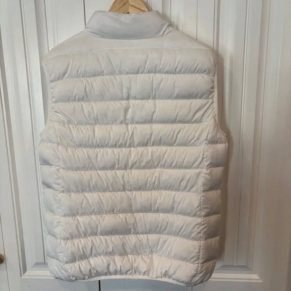 Zyia White Vondelpark Puffer‎ Vest Size XL